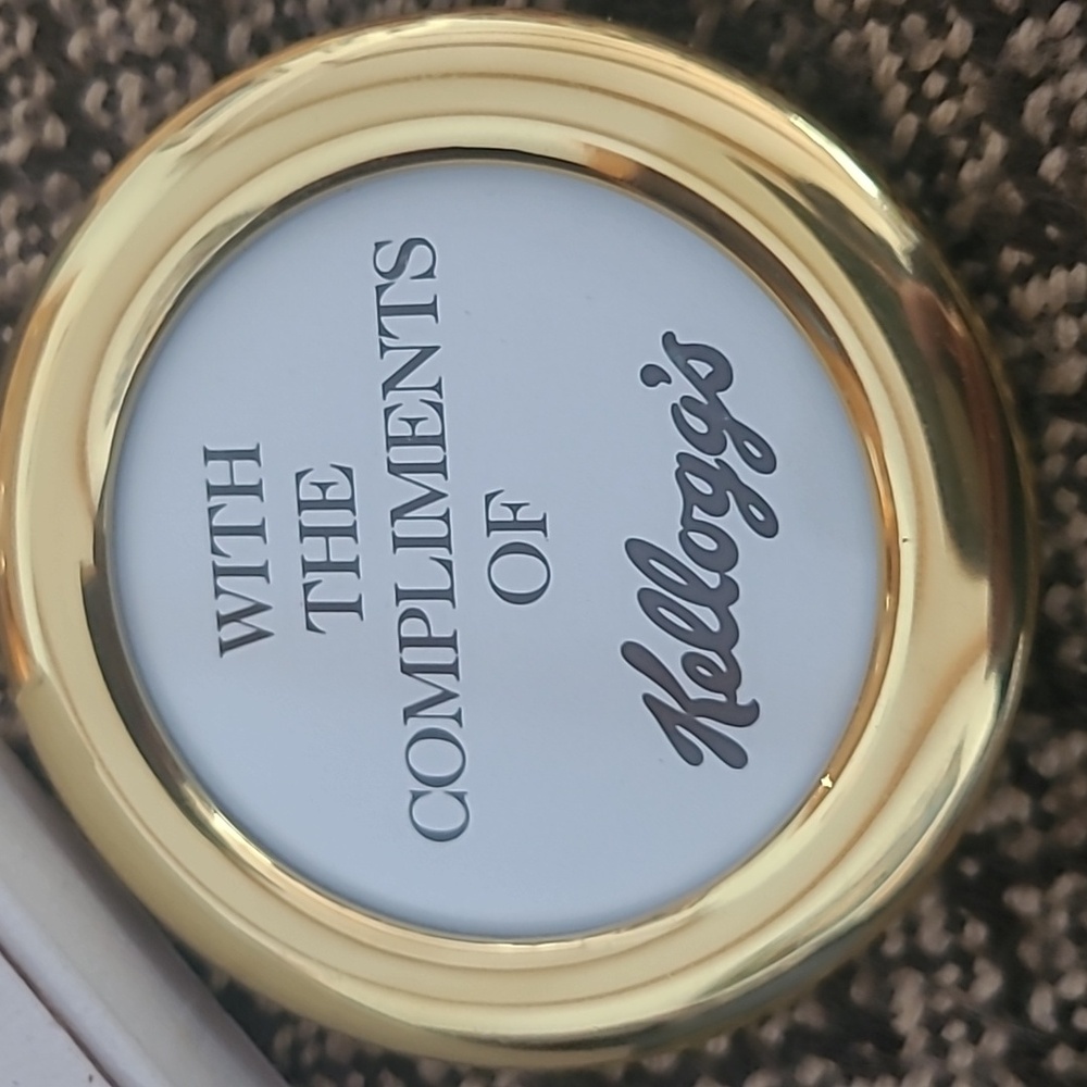 Kelloggs vintage small brass frame